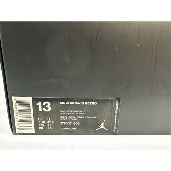 Jordan 11 Retro Space Jam 2016 - Size 13 With Box And Inserts - Picture 12 of 12